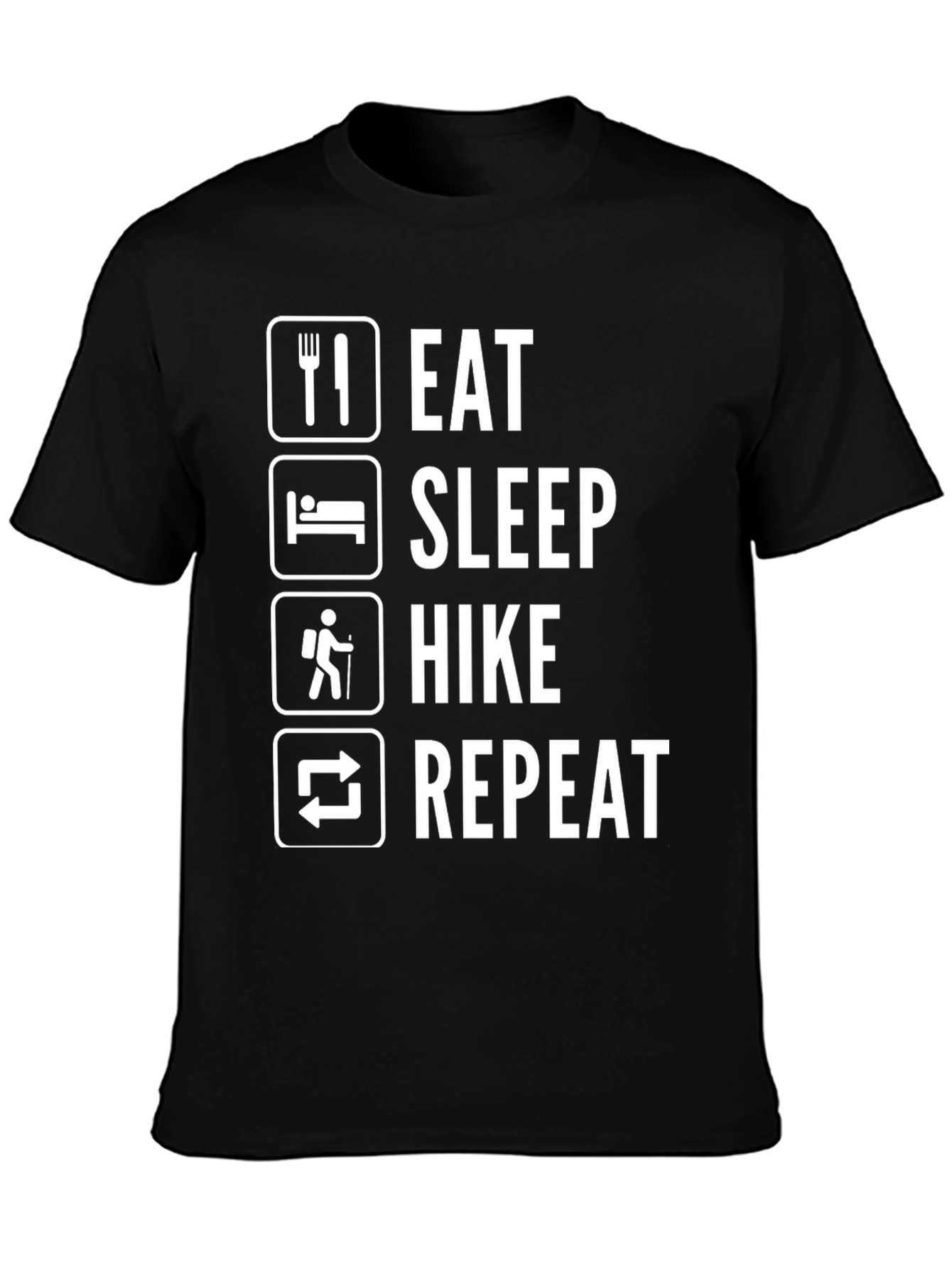 Eat Sleep Hike Repeat Graphic Tee