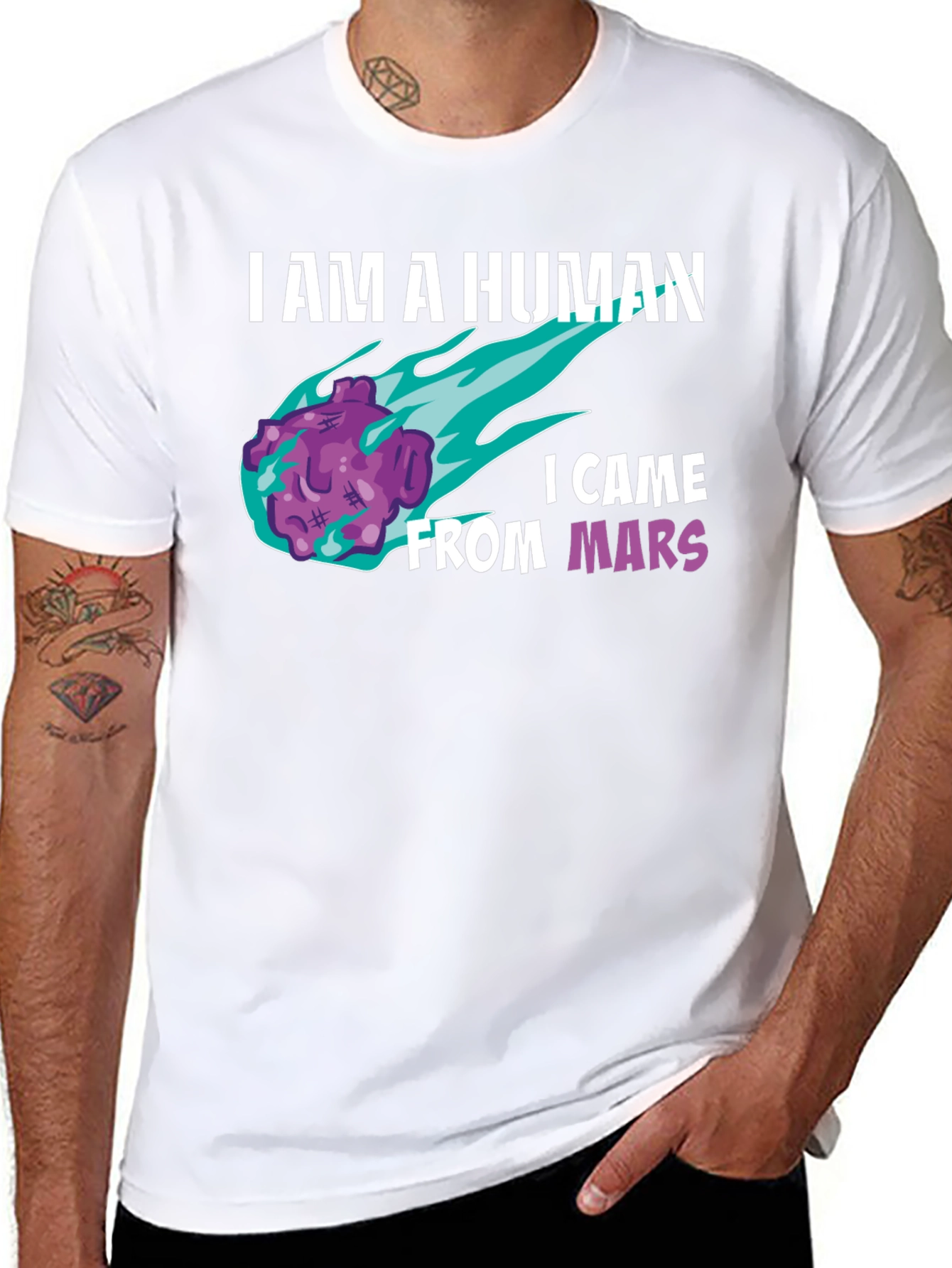 I am a Human From Mars T-Shirt