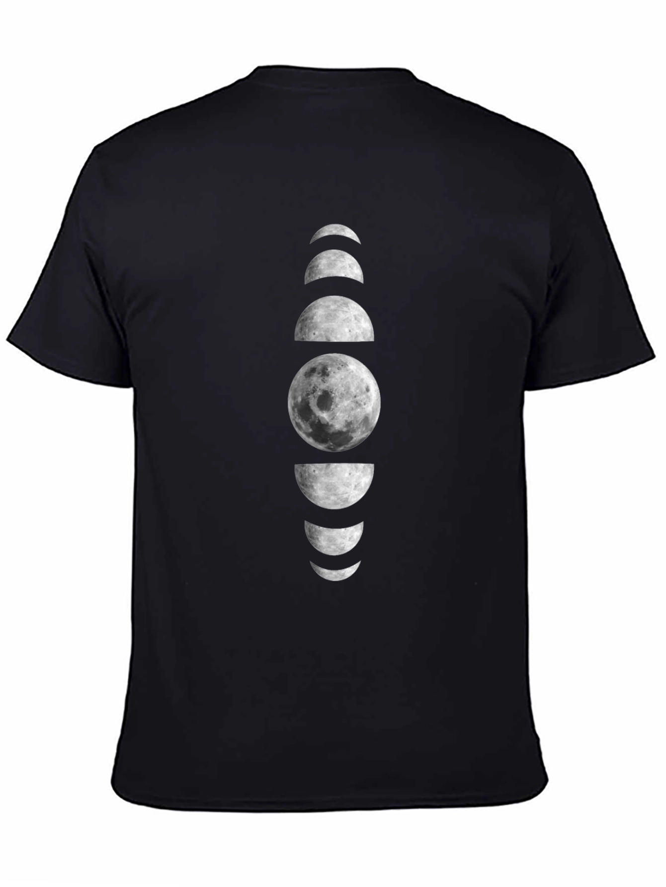 Moon Phases Black T-Shirt