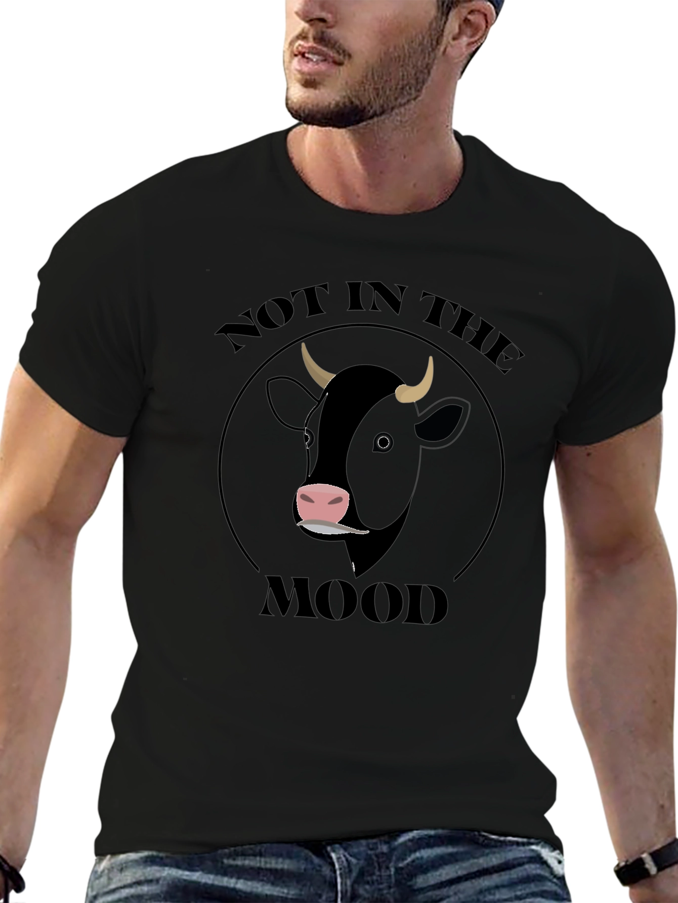 Not In The Mood Funny Cow T-Shirt