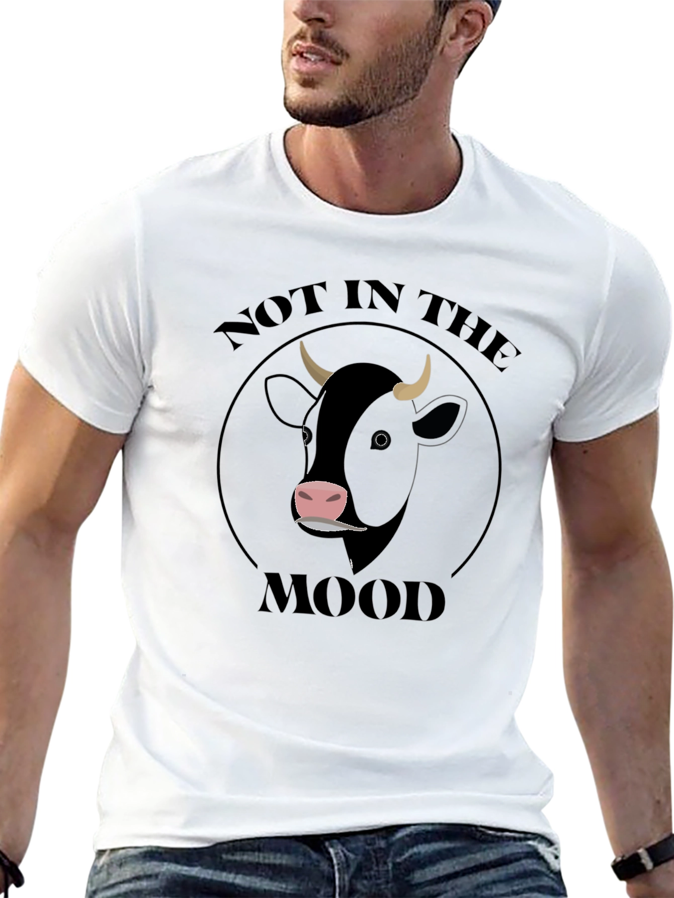 Not In The Mood Funny Cow T-Shirt