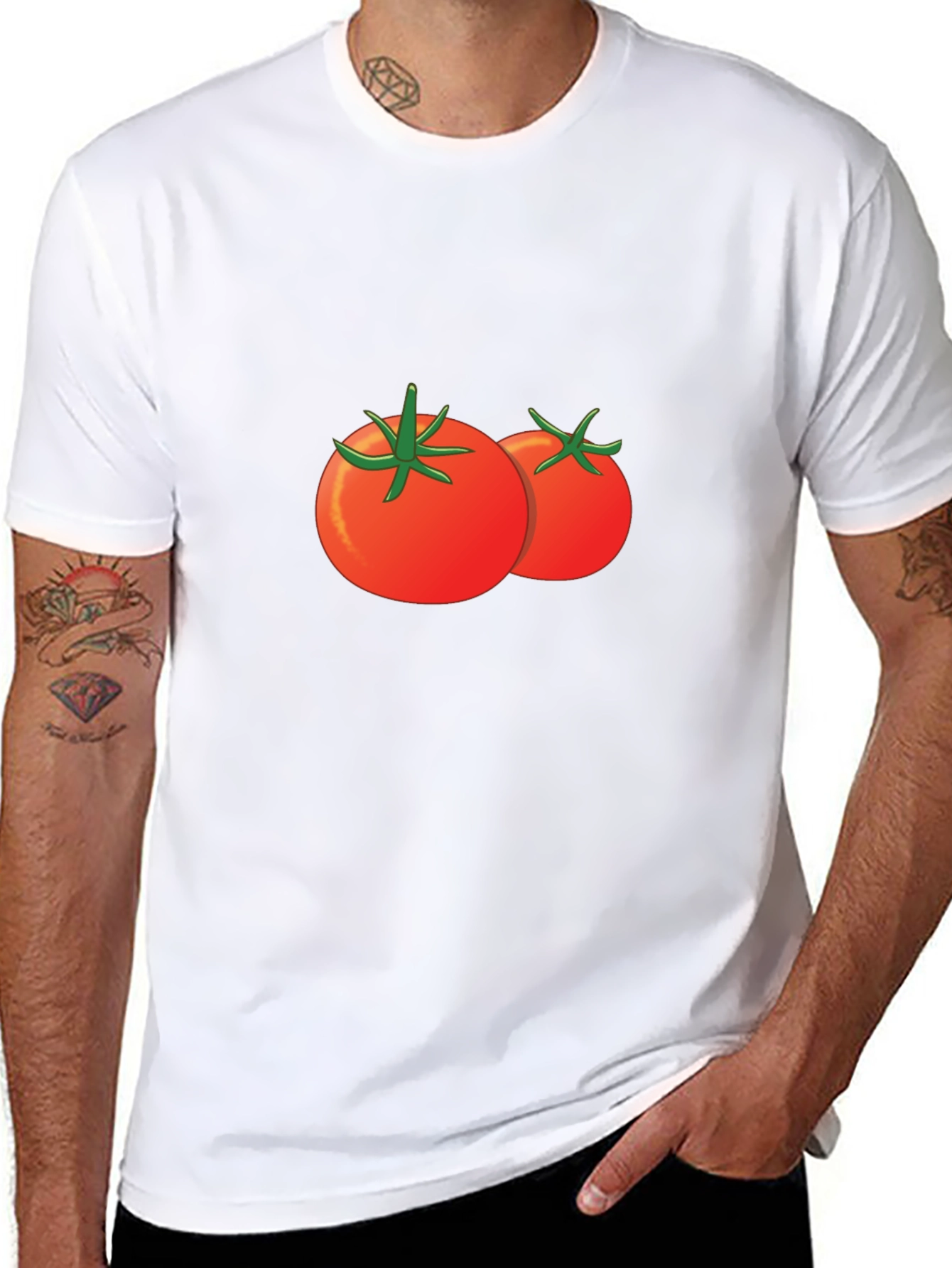 Tomato Graphic T-Shirt - Casual Wear