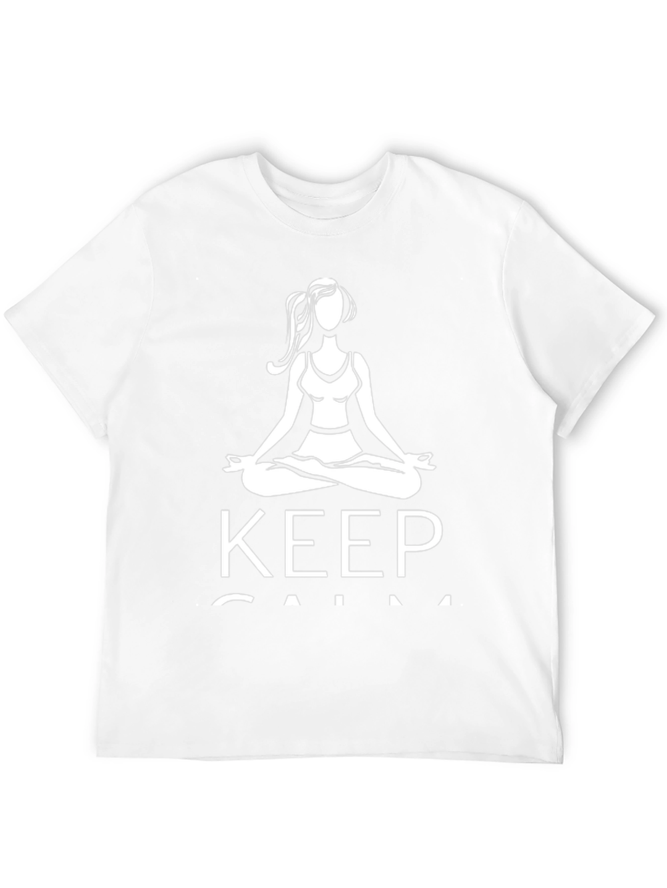 Yoga Lovers Tee: Keep Calm and Meditate T-Shirt