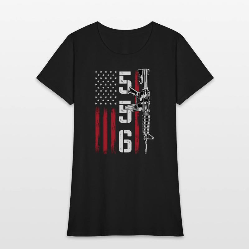 Ar15 Rifle 2Nd Amendment 556 Ar-15 Back