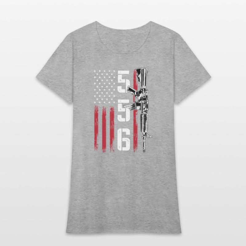 Ar15 Rifle 2Nd Amendment 556 Ar-15 Back