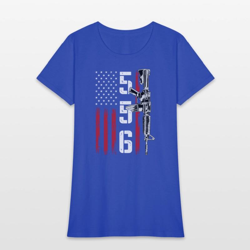 Ar15 Rifle 2Nd Amendment 556 Ar-15 Back