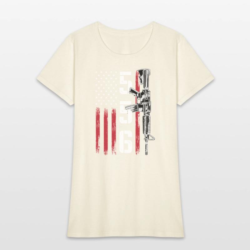 Ar15 Rifle 2Nd Amendment 556 Ar-15 Back