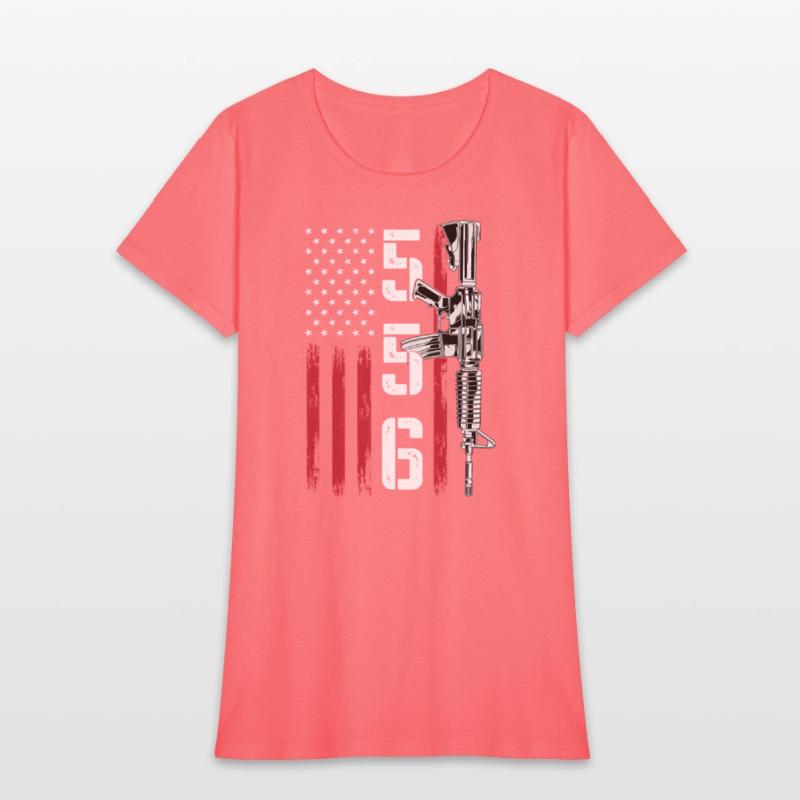 Ar15 Rifle 2Nd Amendment 556 Ar-15 Back