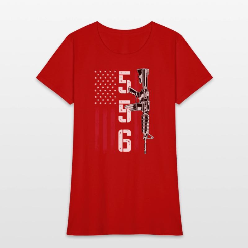 Ar15 Rifle 2Nd Amendment 556 Ar-15 Back