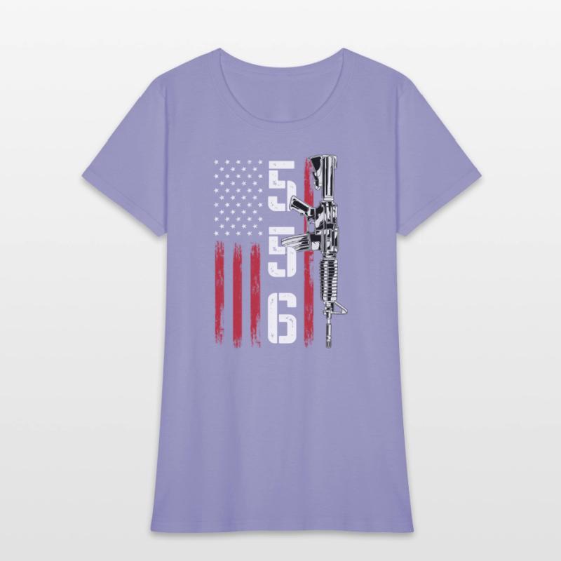 Ar15 Rifle 2Nd Amendment 556 Ar-15 Back