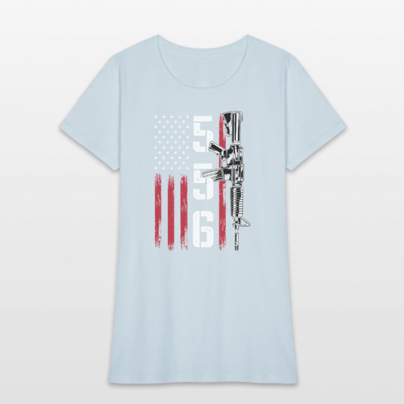 Ar15 Rifle 2Nd Amendment 556 Ar-15 Back