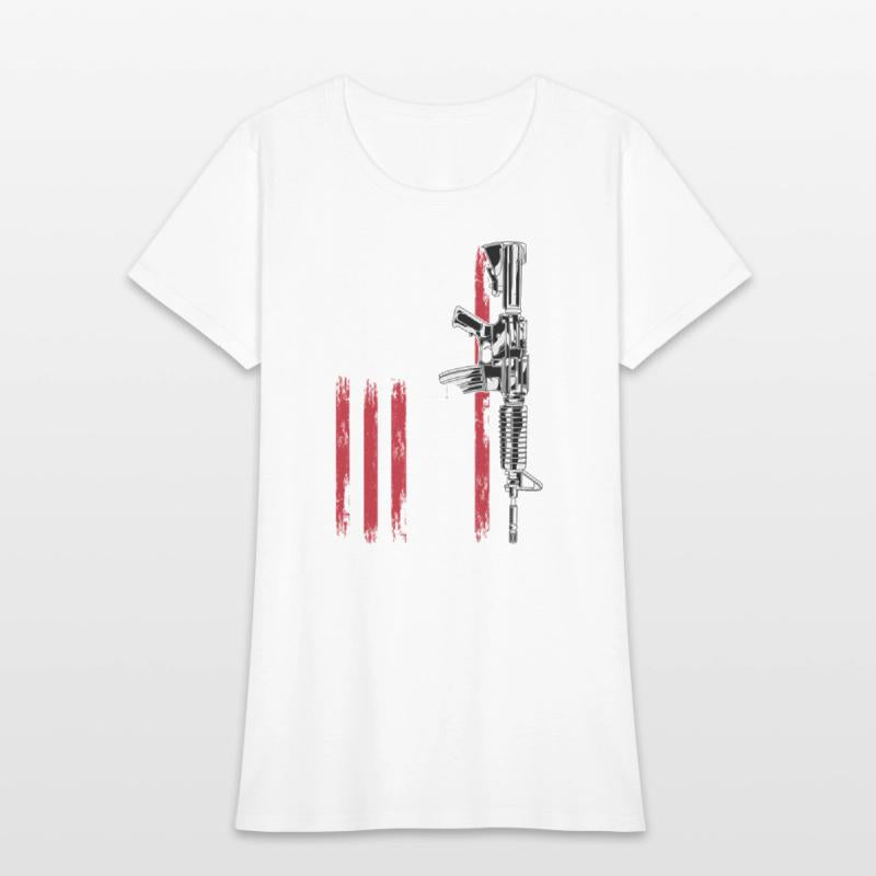 Ar15 Rifle 2Nd Amendment 556 Ar-15 Back