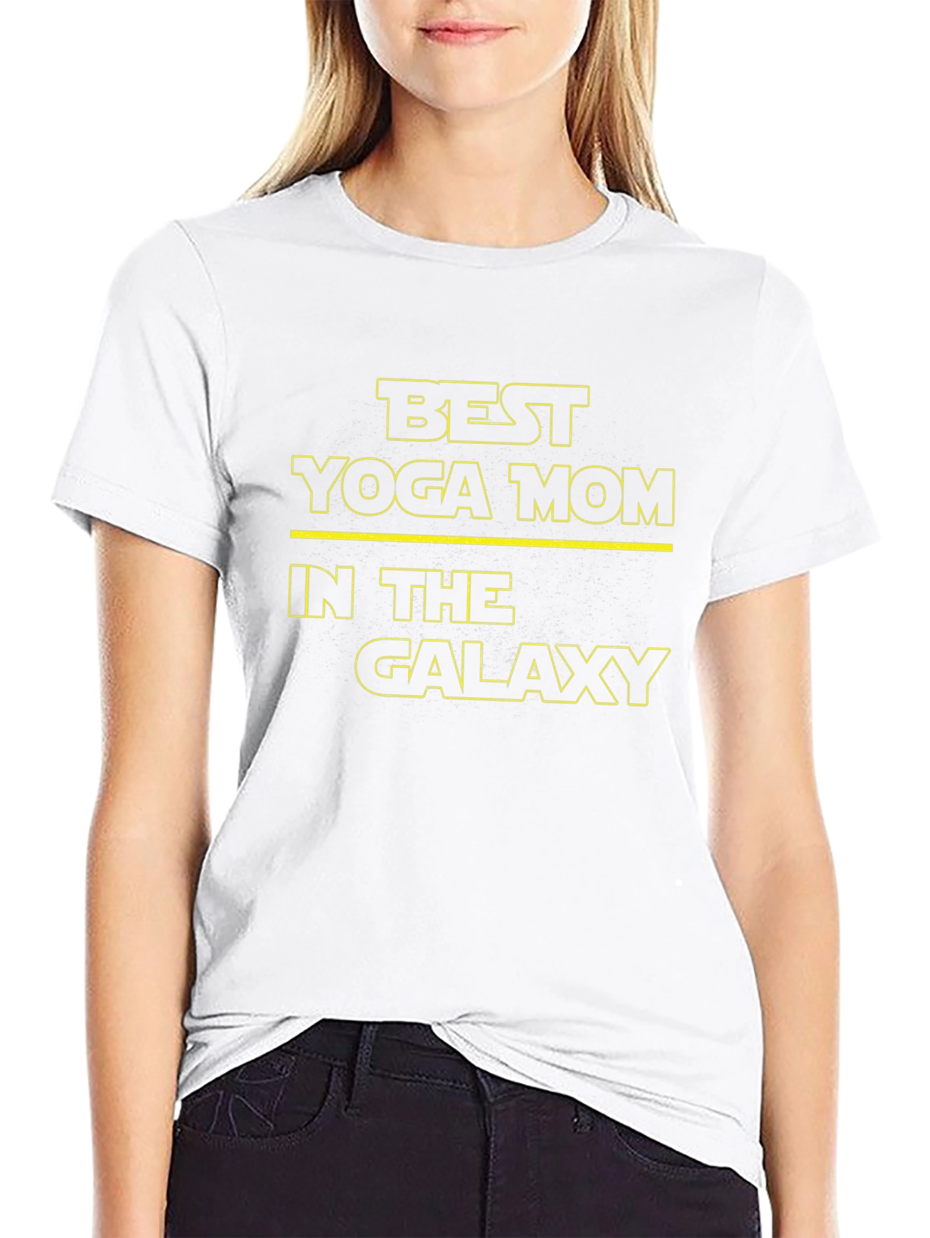 Best Yoga Mom Galaxy T-Shirt