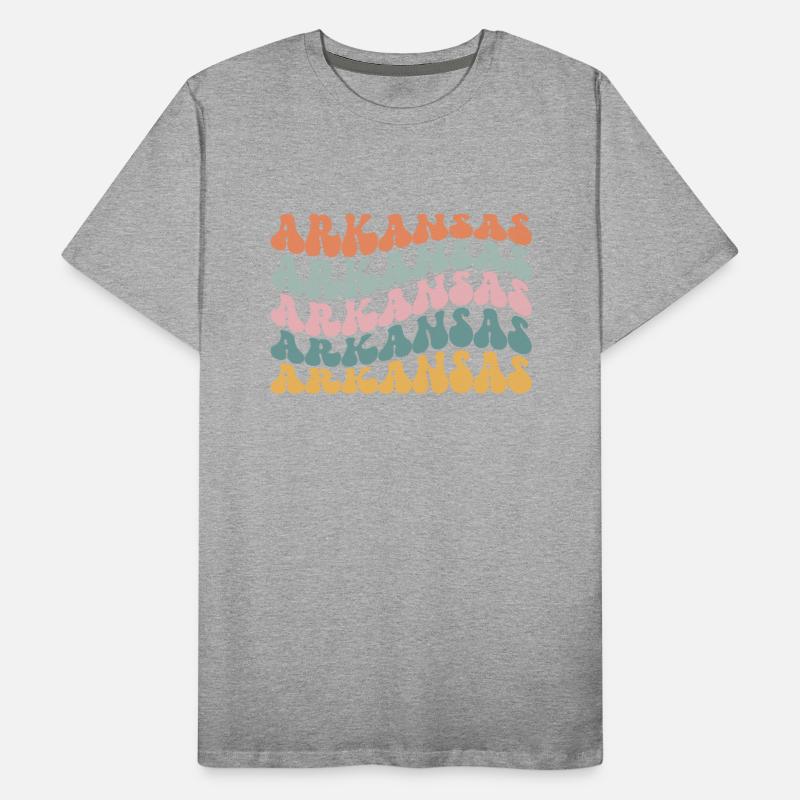 Arkansas Arkansan State Pride Groovy Vintage