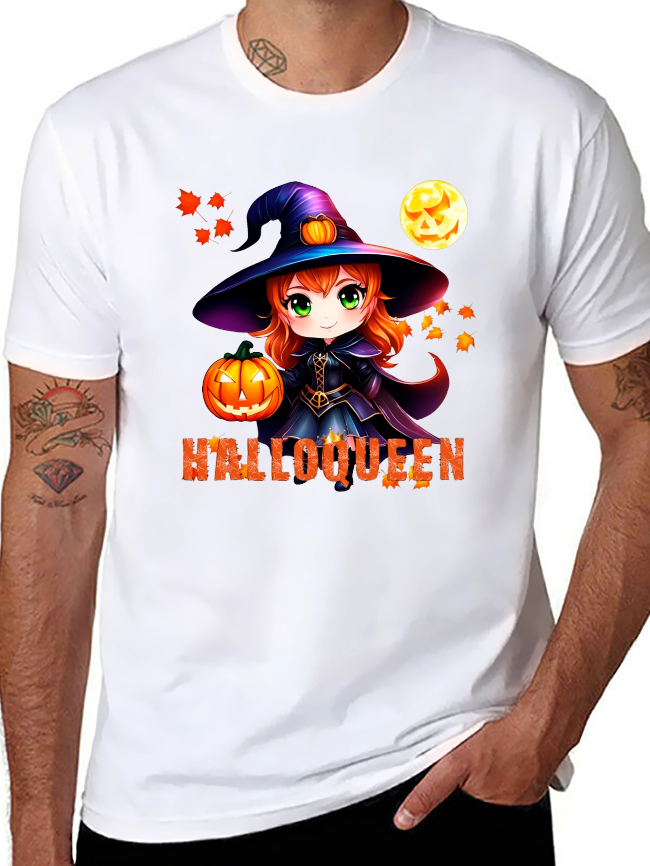 Halloween Witch Graphic Tee