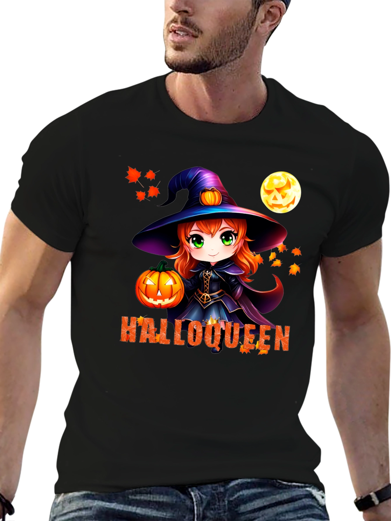 Halloween Witch Graphic Tee