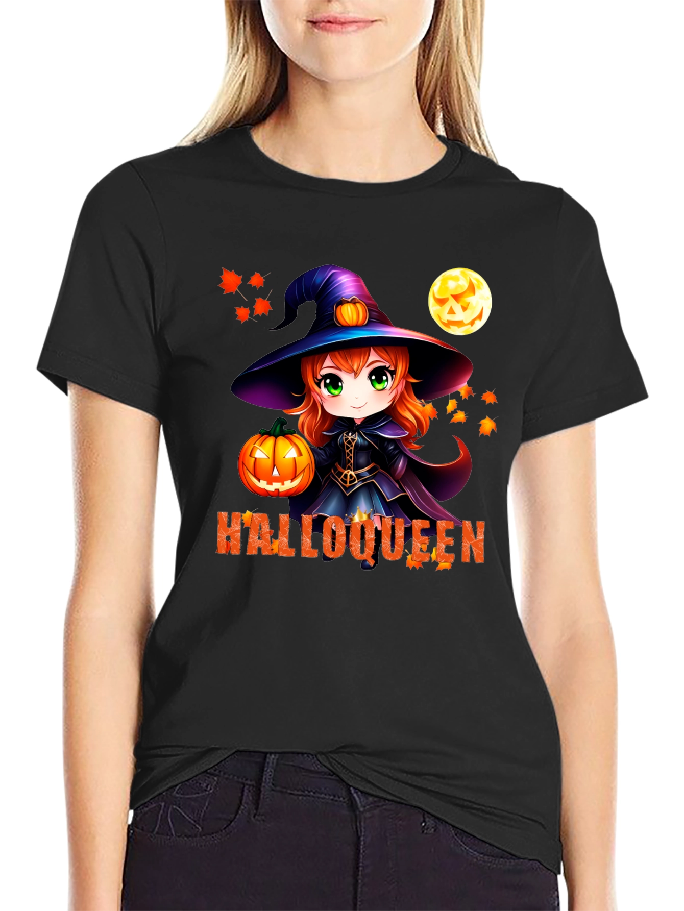 Halloween Witch Graphic Tee