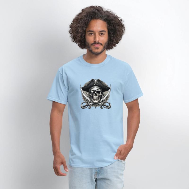 art of a pirate skull