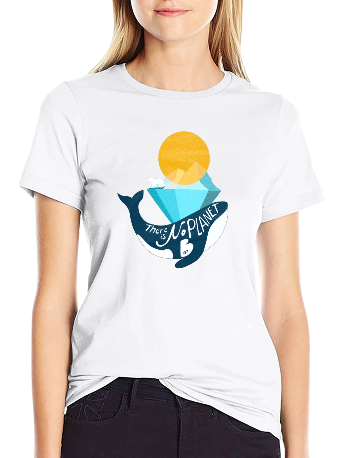 Eco-Friendly Whale Graphic T-Shirt