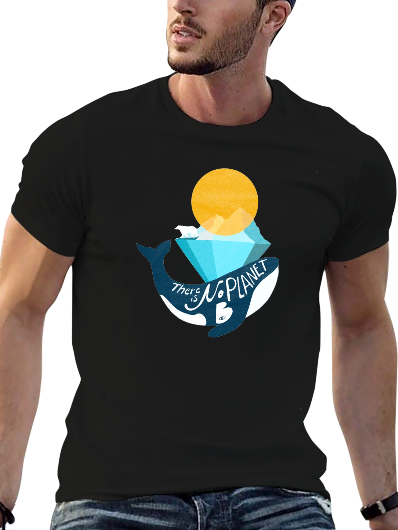 Eco-Friendly Whale Graphic T-Shirt