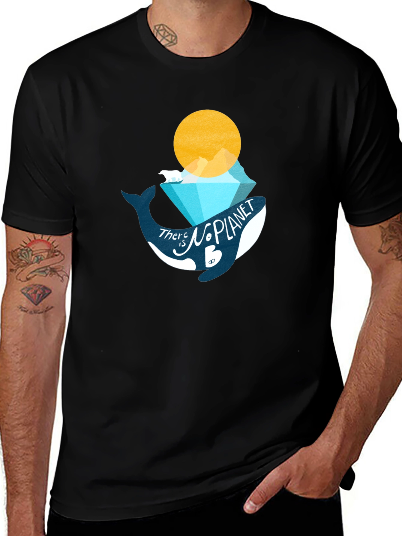 Eco-Friendly Whale Graphic T-Shirt