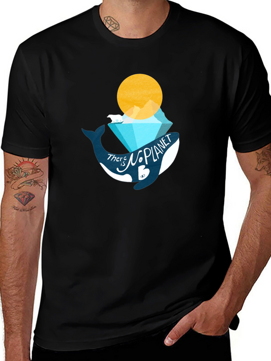 Eco-Friendly Whale Graphic T-Shirt