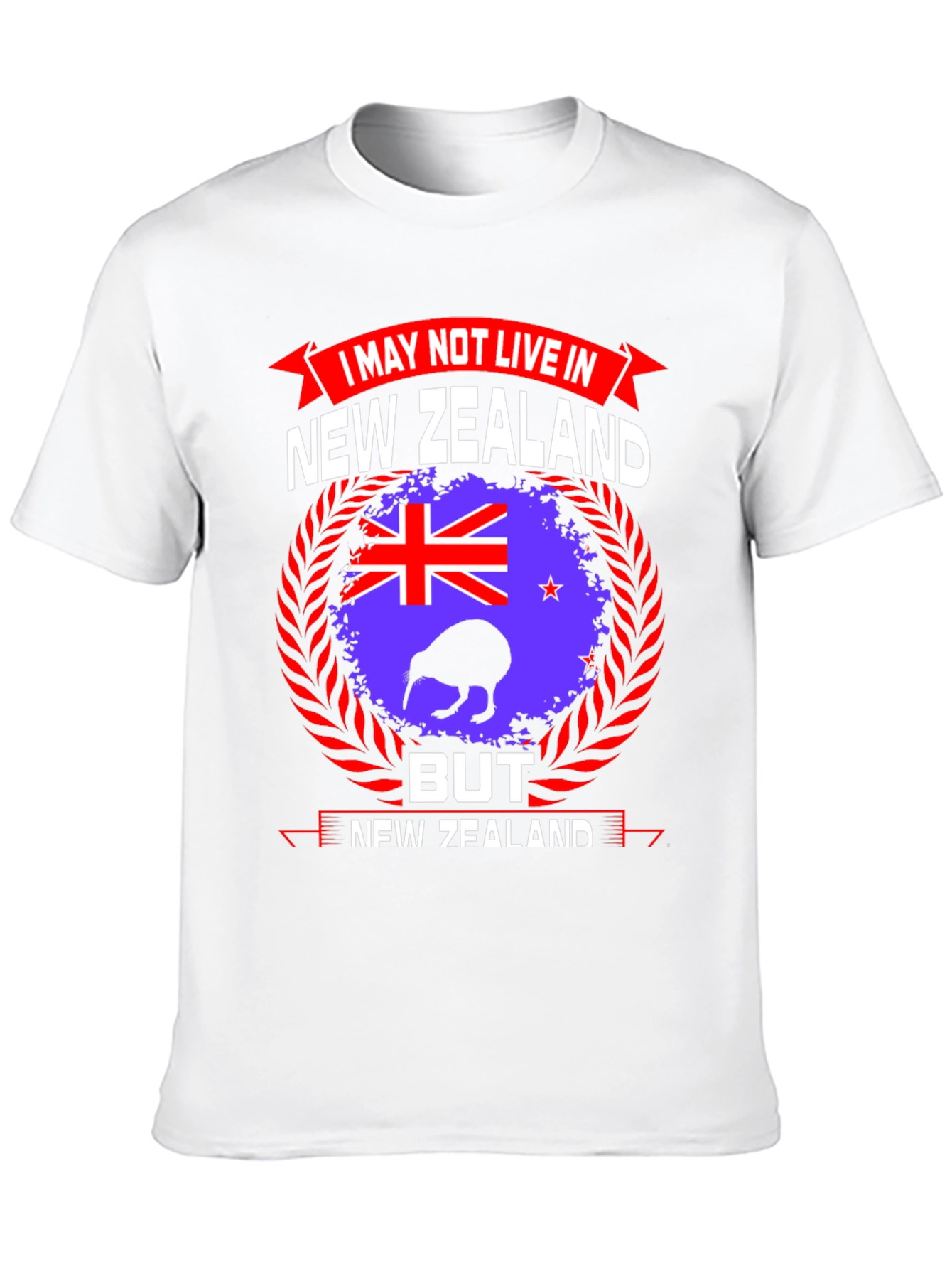 New Zealand Pride T-Shirt: Kiwi Flag Souvenir