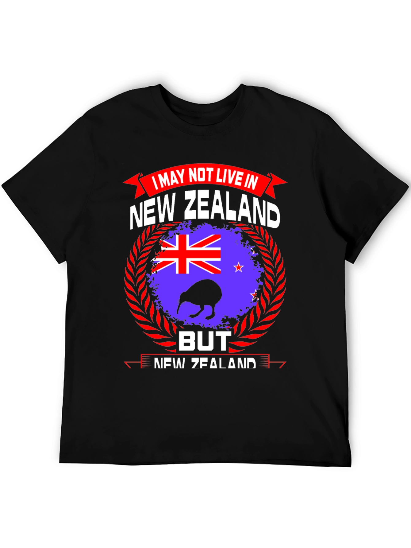 New Zealand Pride T-Shirt: Kiwi Flag Souvenir