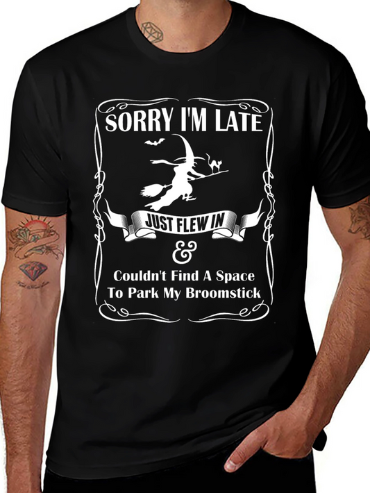 Funny Halloween Witch Broomstick T-Shirt