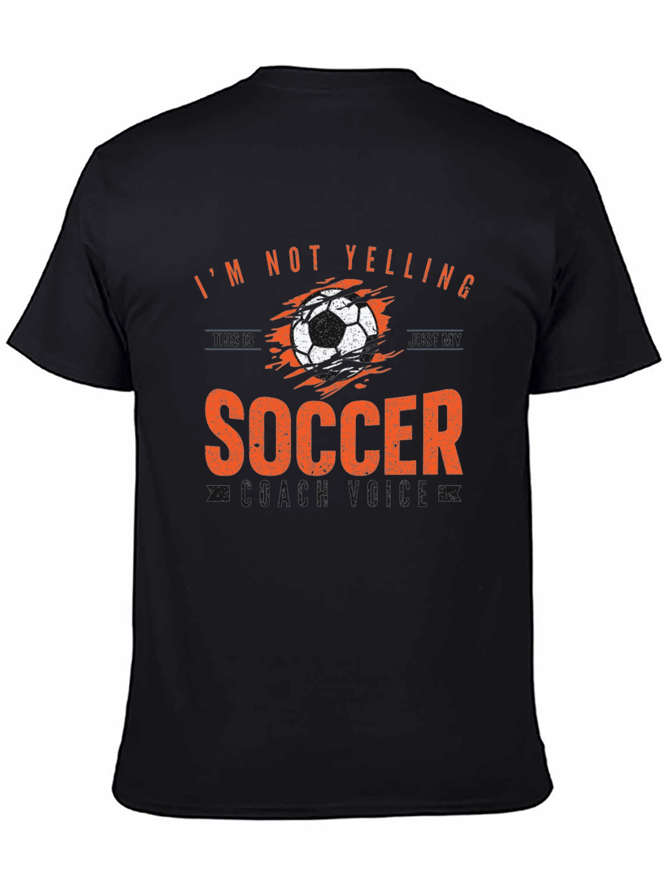 Funny Soccer Coach T-Shirt - Im Not Yelling