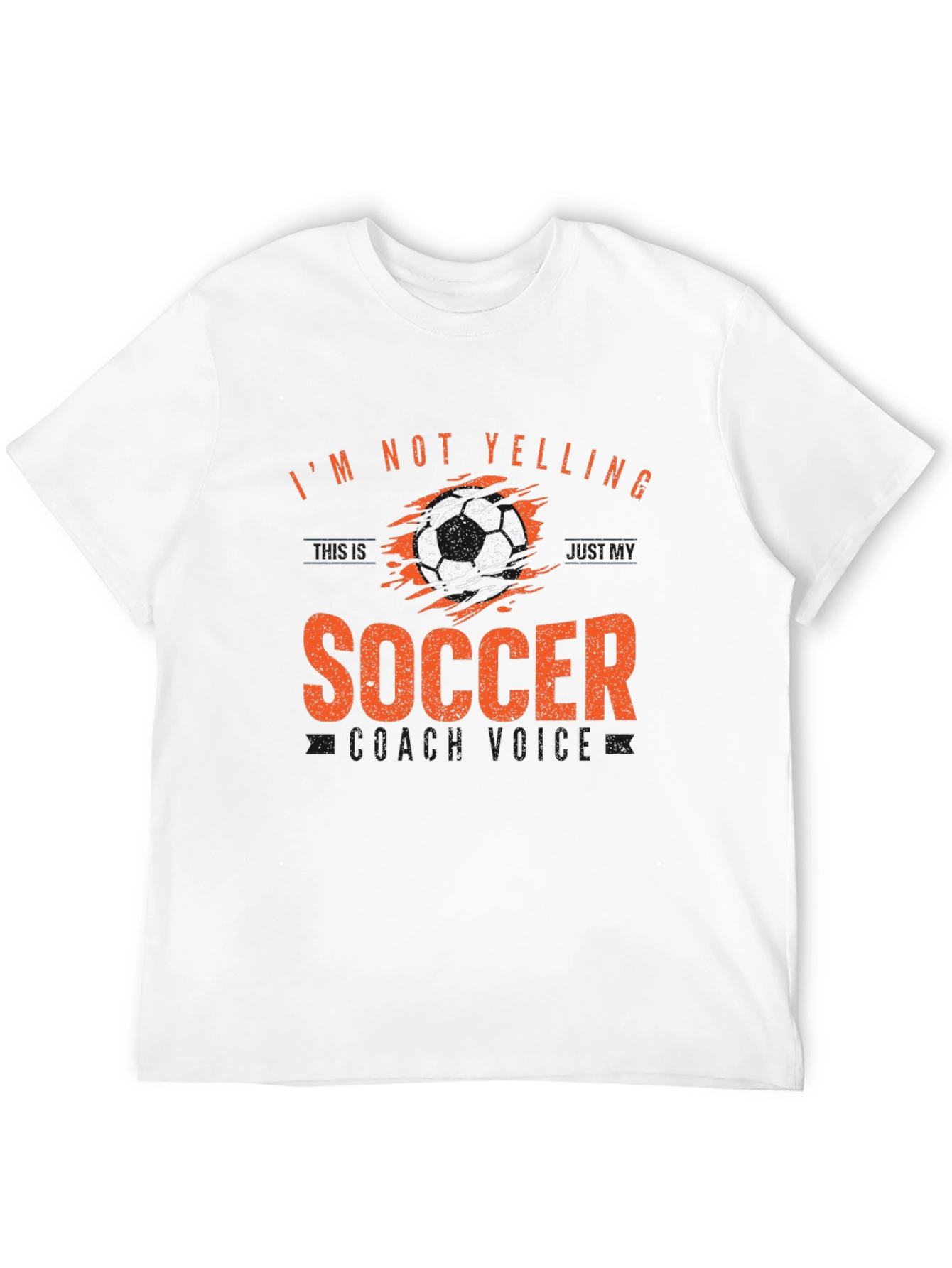 Funny Soccer Coach T-Shirt - Im Not Yelling