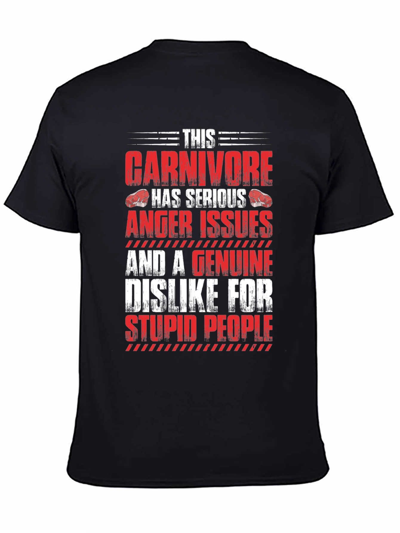 Carnivore Serious Anger Issues Graphic T-Shirt