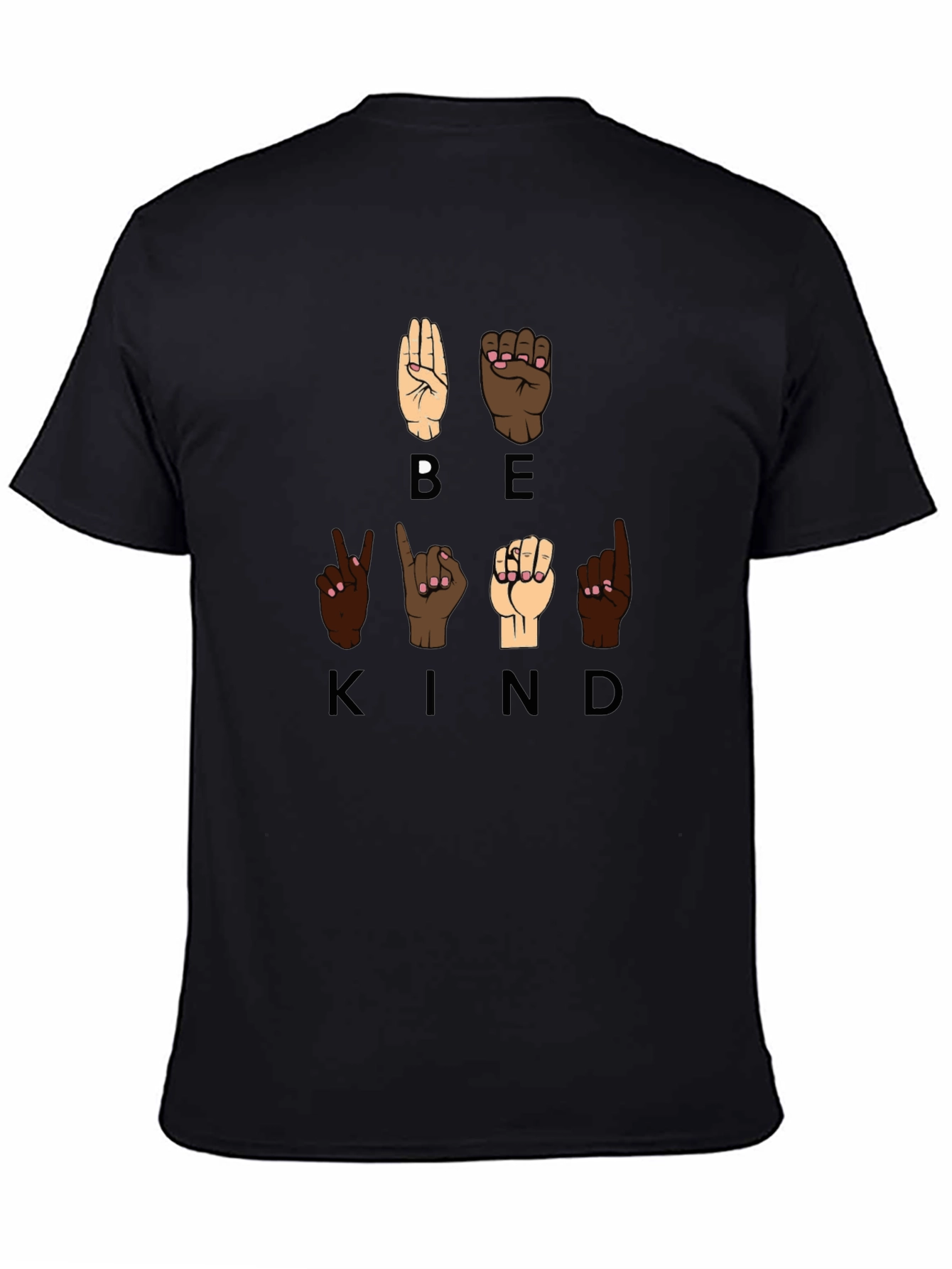 Be Kind Sign Language Graphic T-Shirt