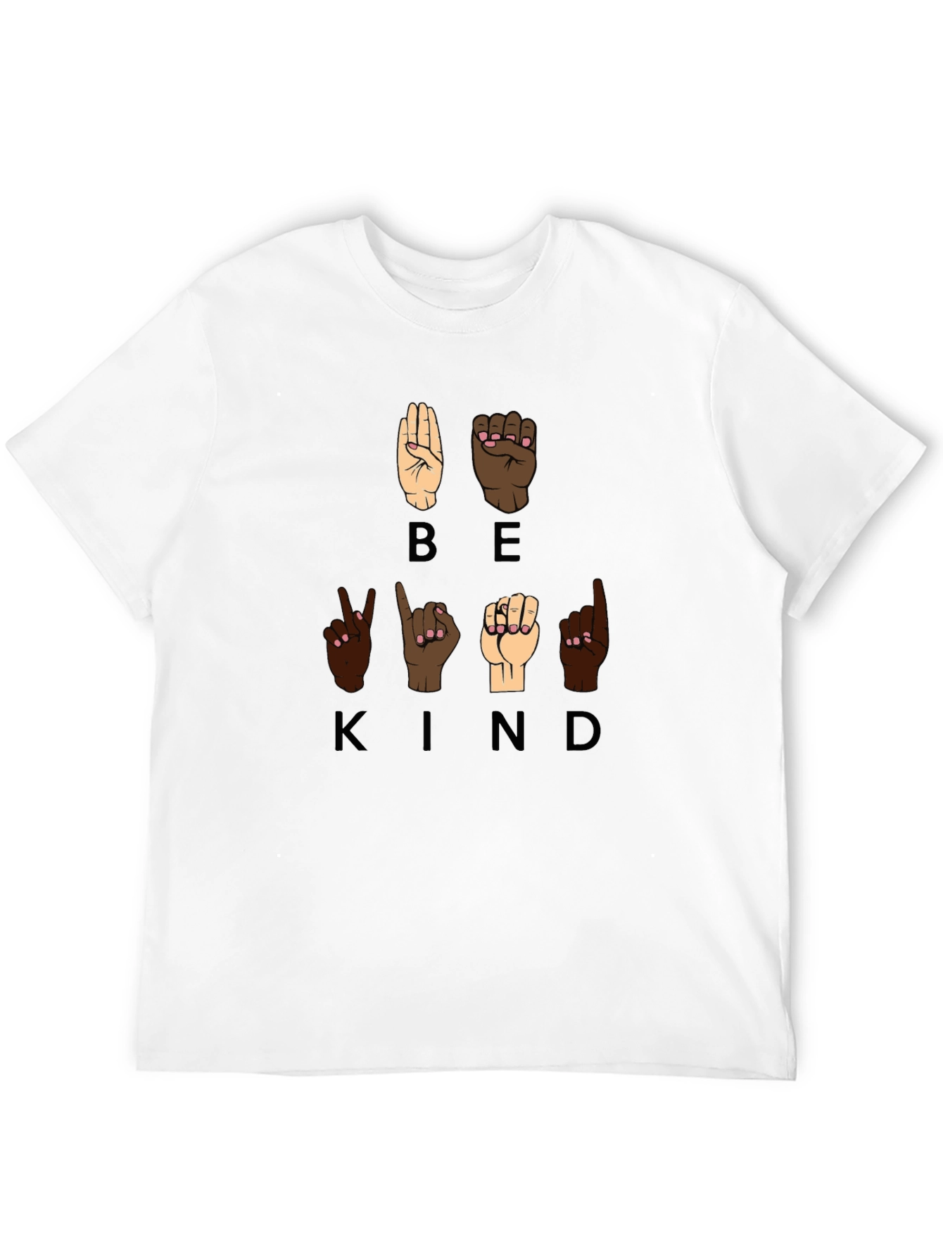 Be Kind Sign Language Graphic T-Shirt