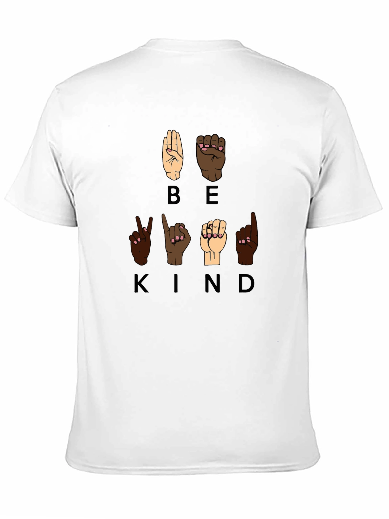 Be Kind Sign Language Graphic T-Shirt