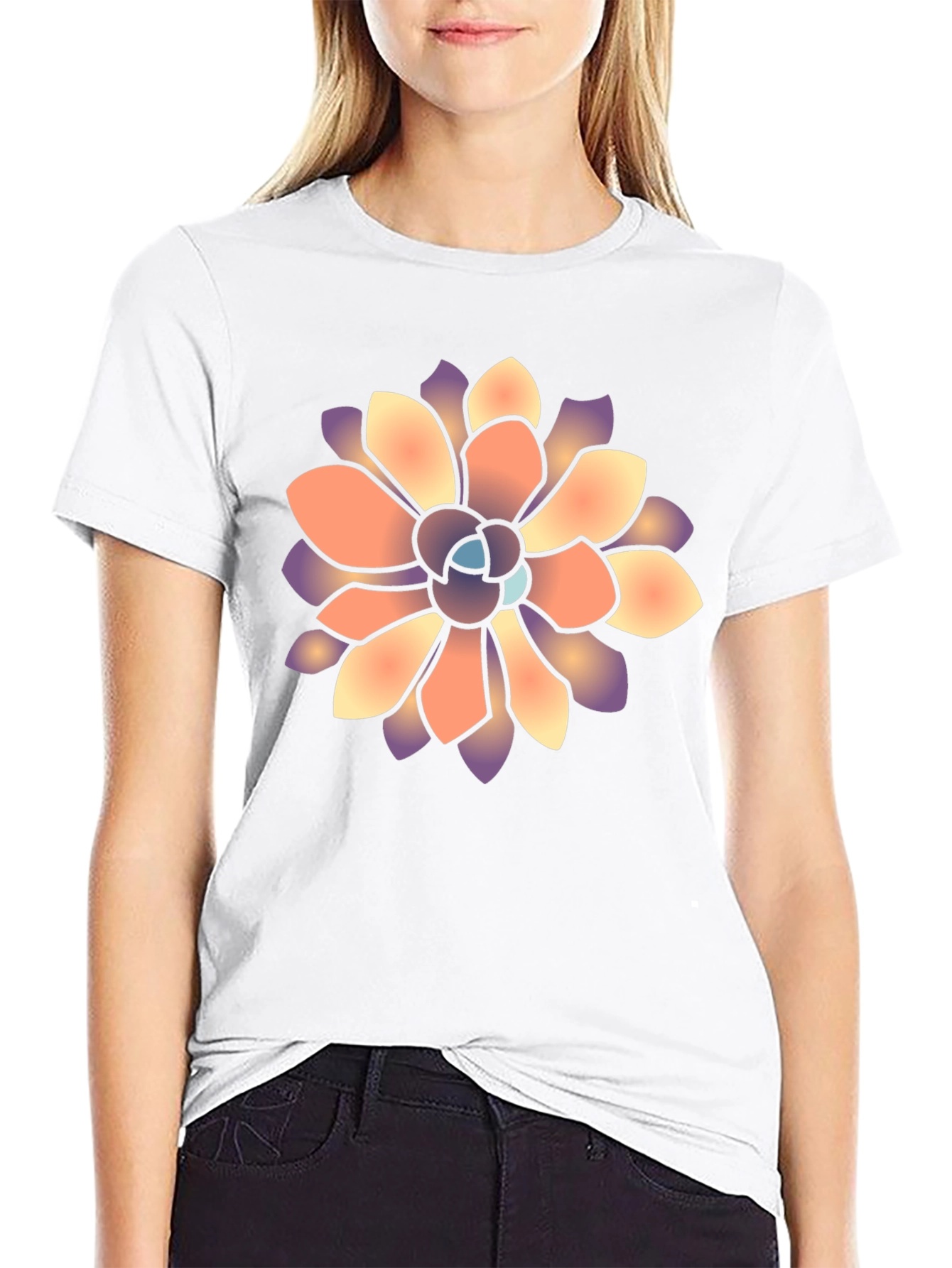 Floral Graphic T-Shirt - Unique Stylish Tee