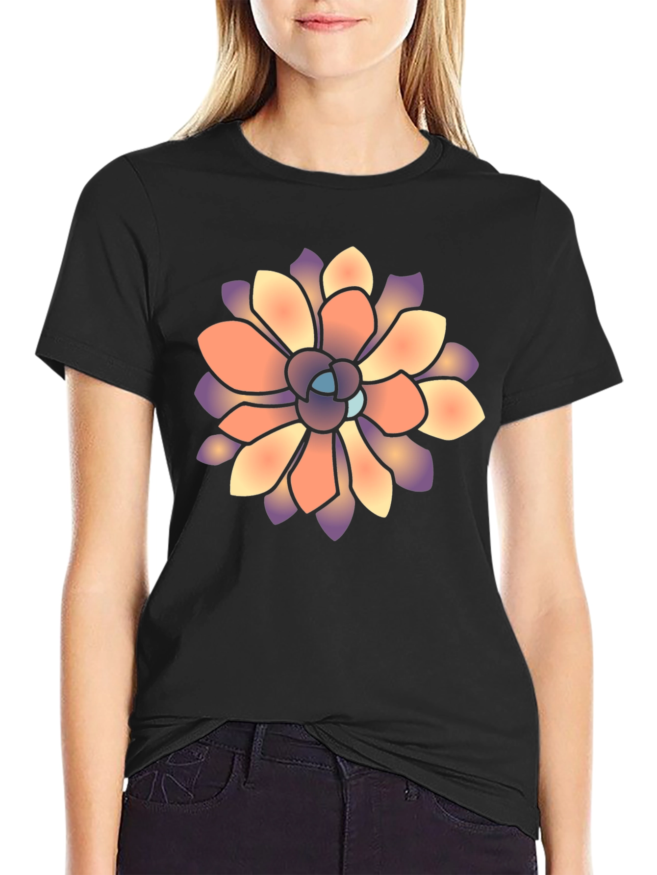 Floral Graphic T-Shirt - Unique Stylish Tee