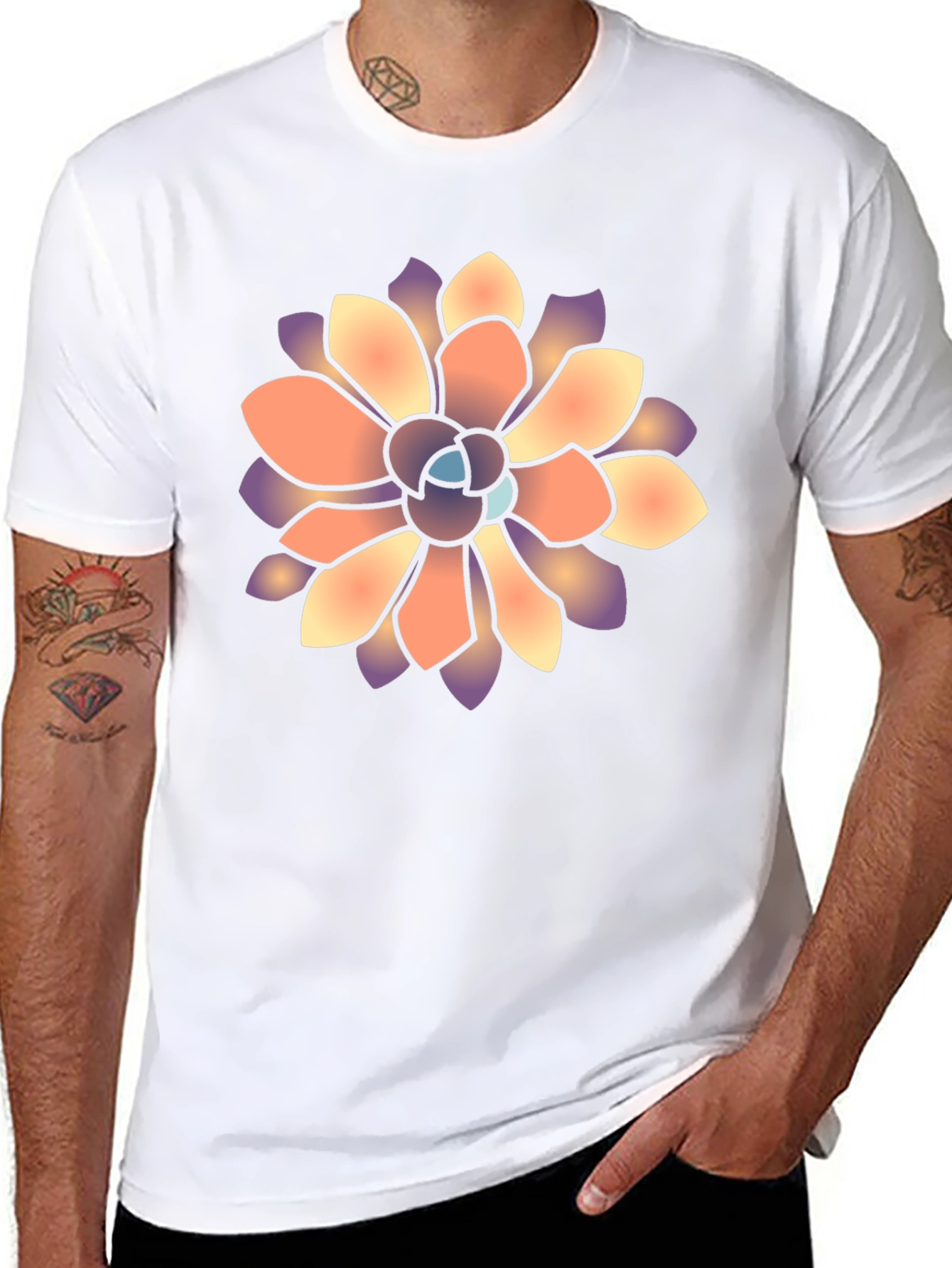 Floral Graphic T-Shirt - Unique Stylish Tee