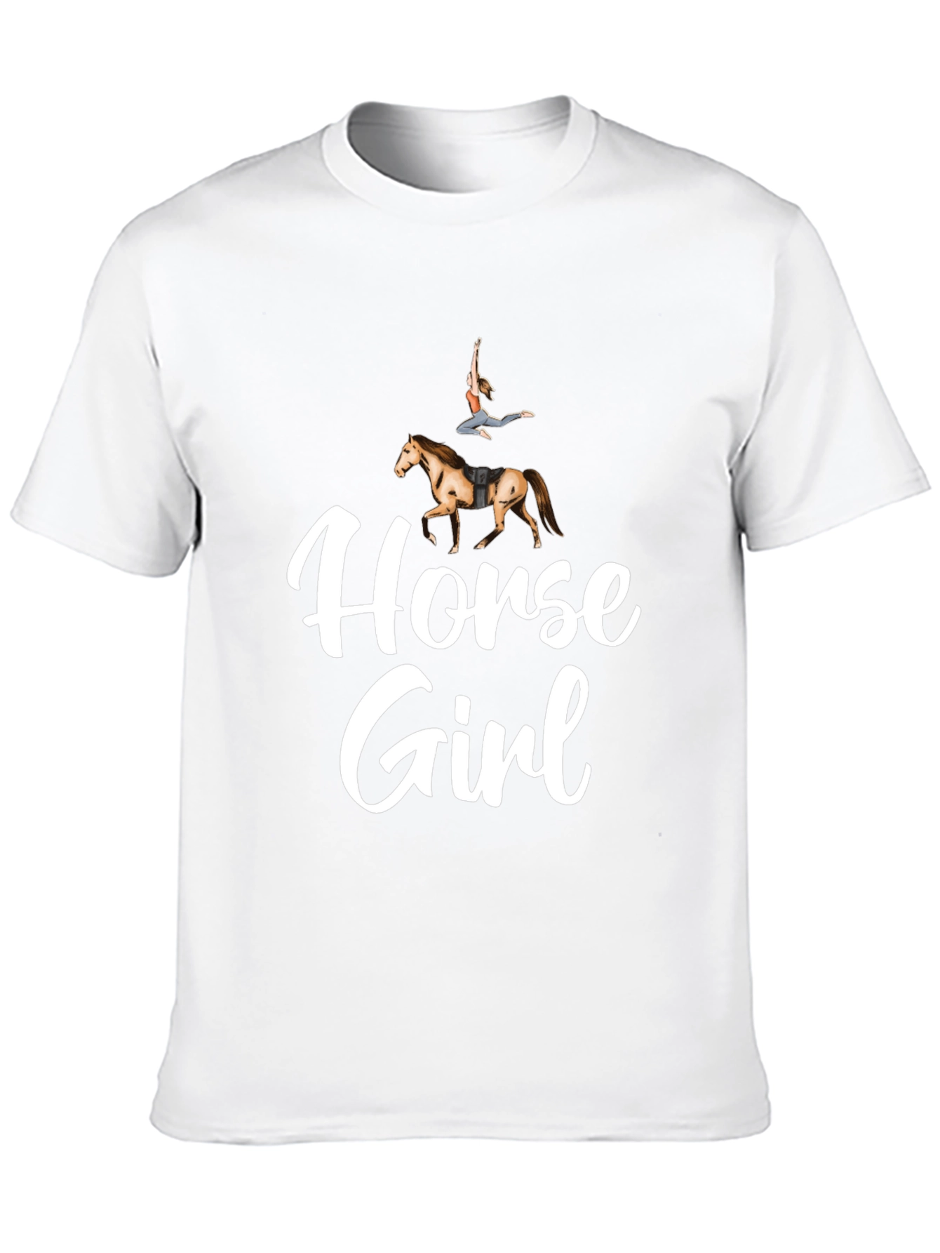 Horse Girl Graphic Tee - Equestrian T-Shirt