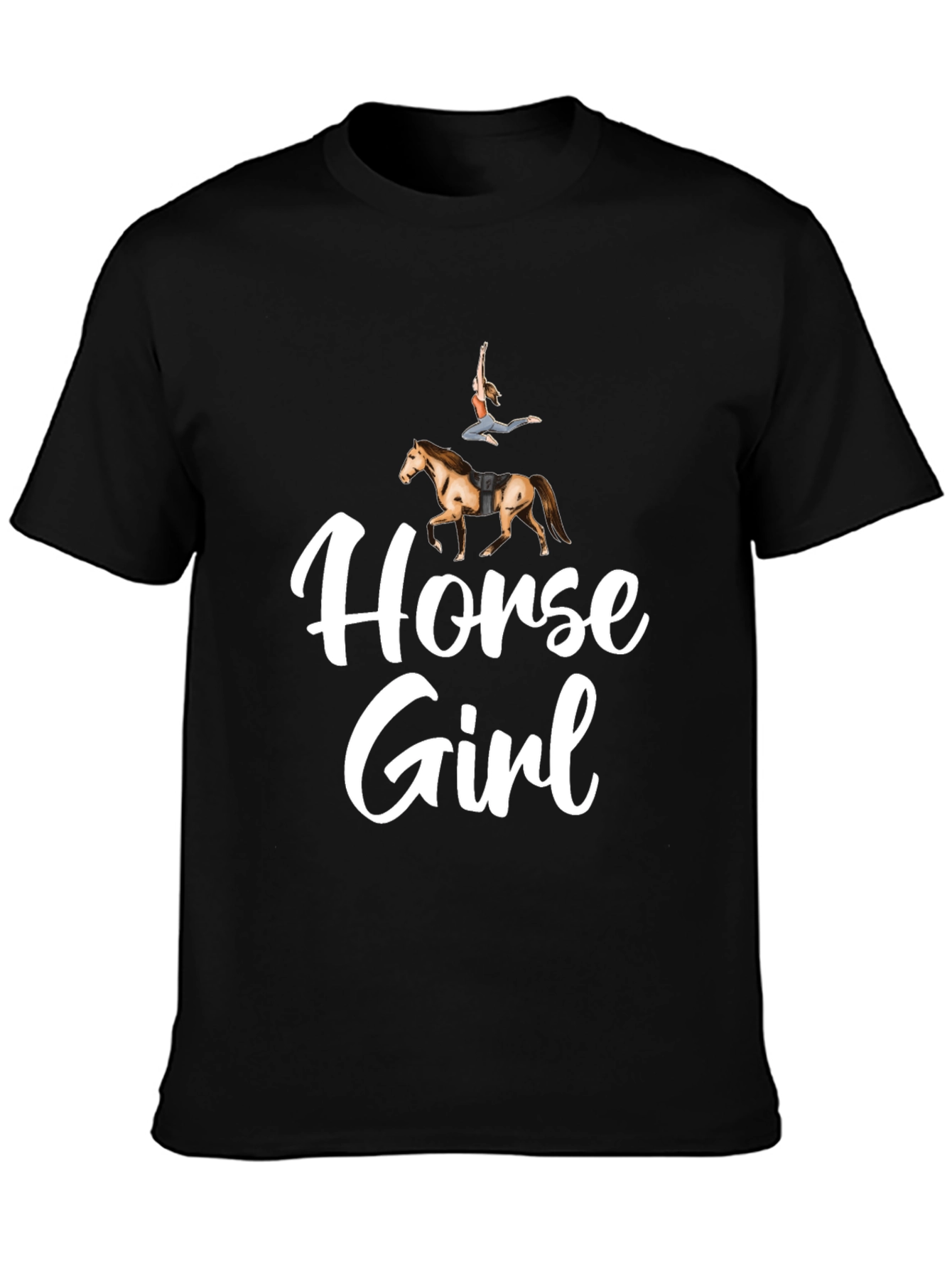Horse Girl Graphic Tee - Equestrian T-Shirt