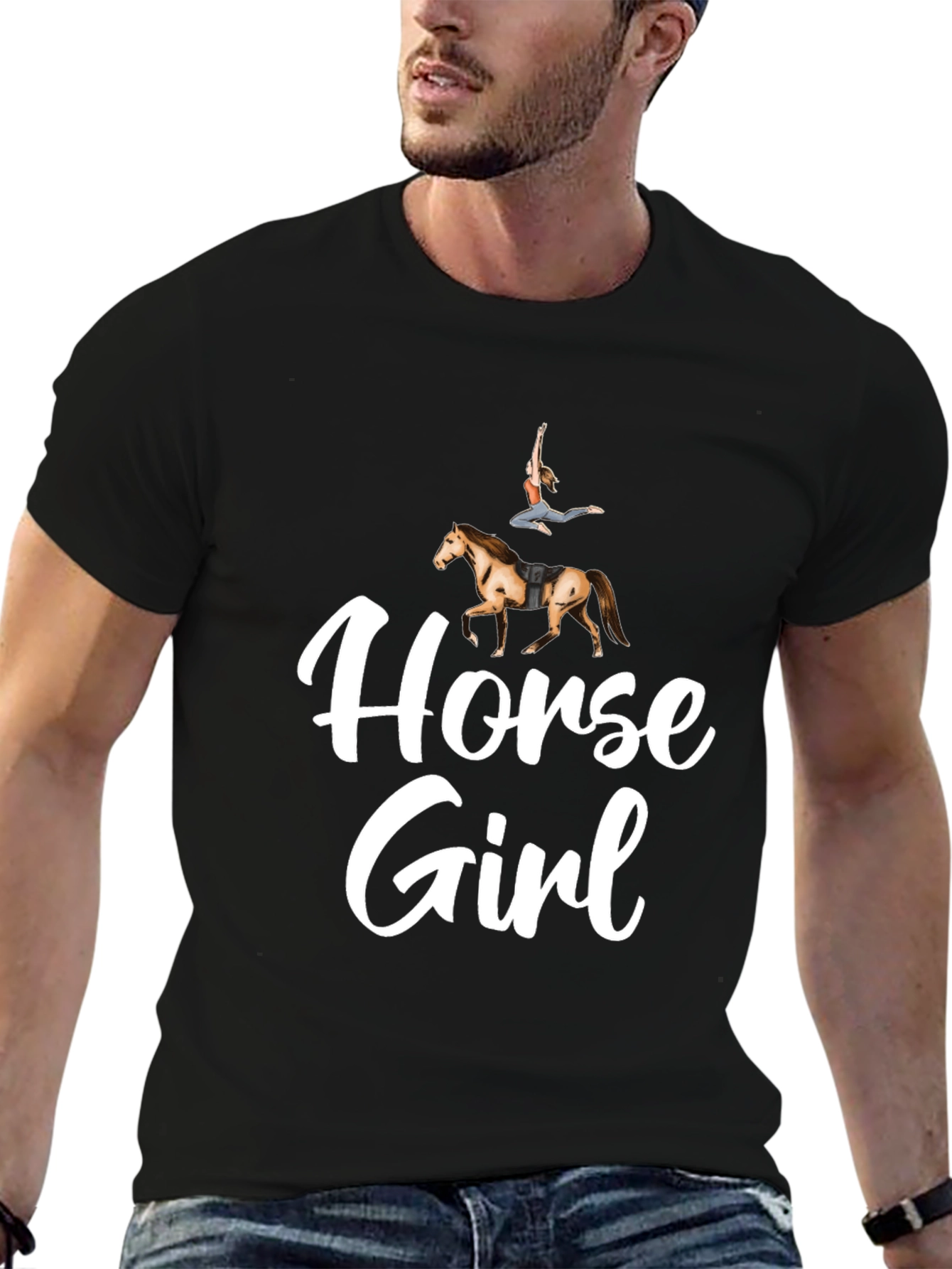 Horse Girl Graphic Tee - Equestrian T-Shirt
