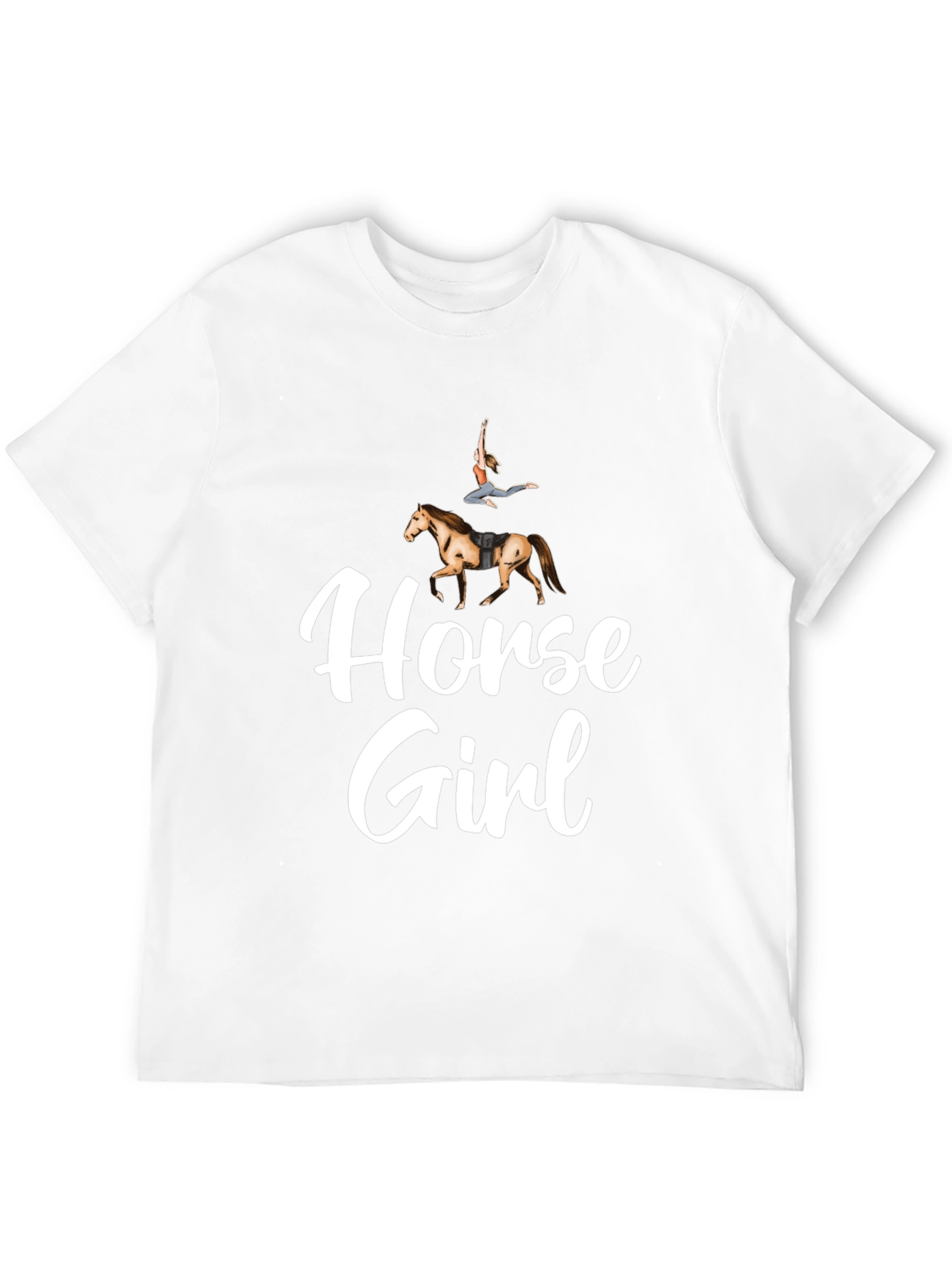 Horse Girl Graphic Tee - Equestrian T-Shirt