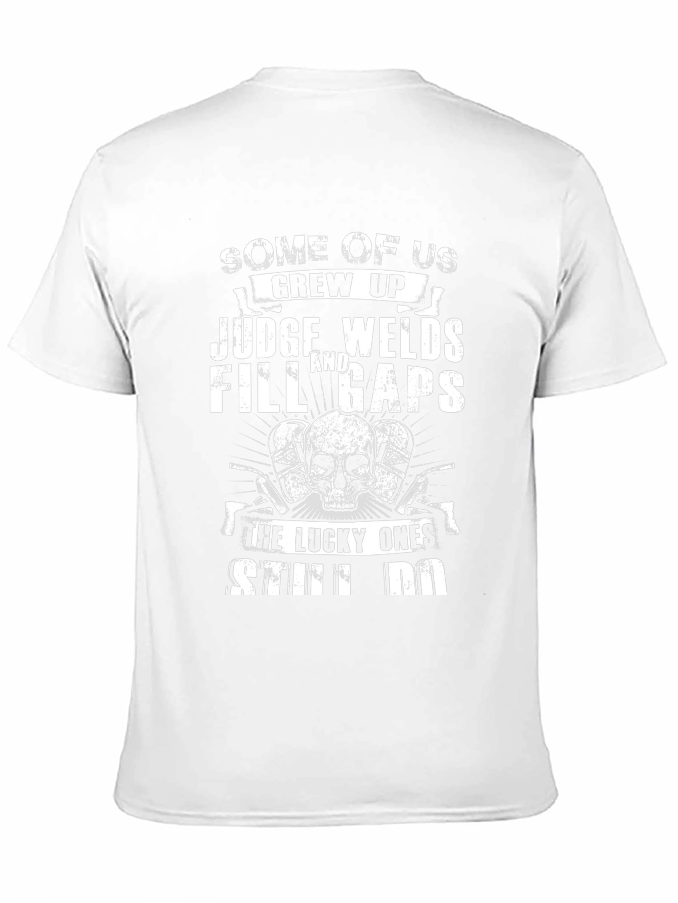 Welders Skull Graphic T-Shirt - Lucky Ones Still Do