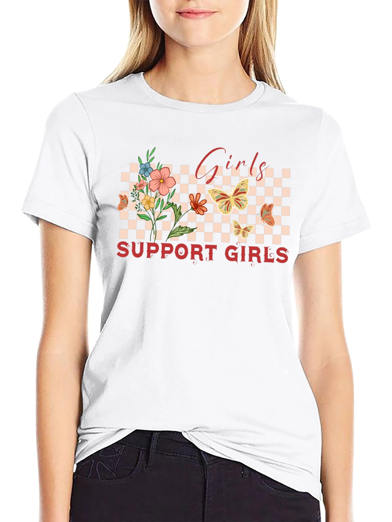 Girls Support Girls Graphic Tee