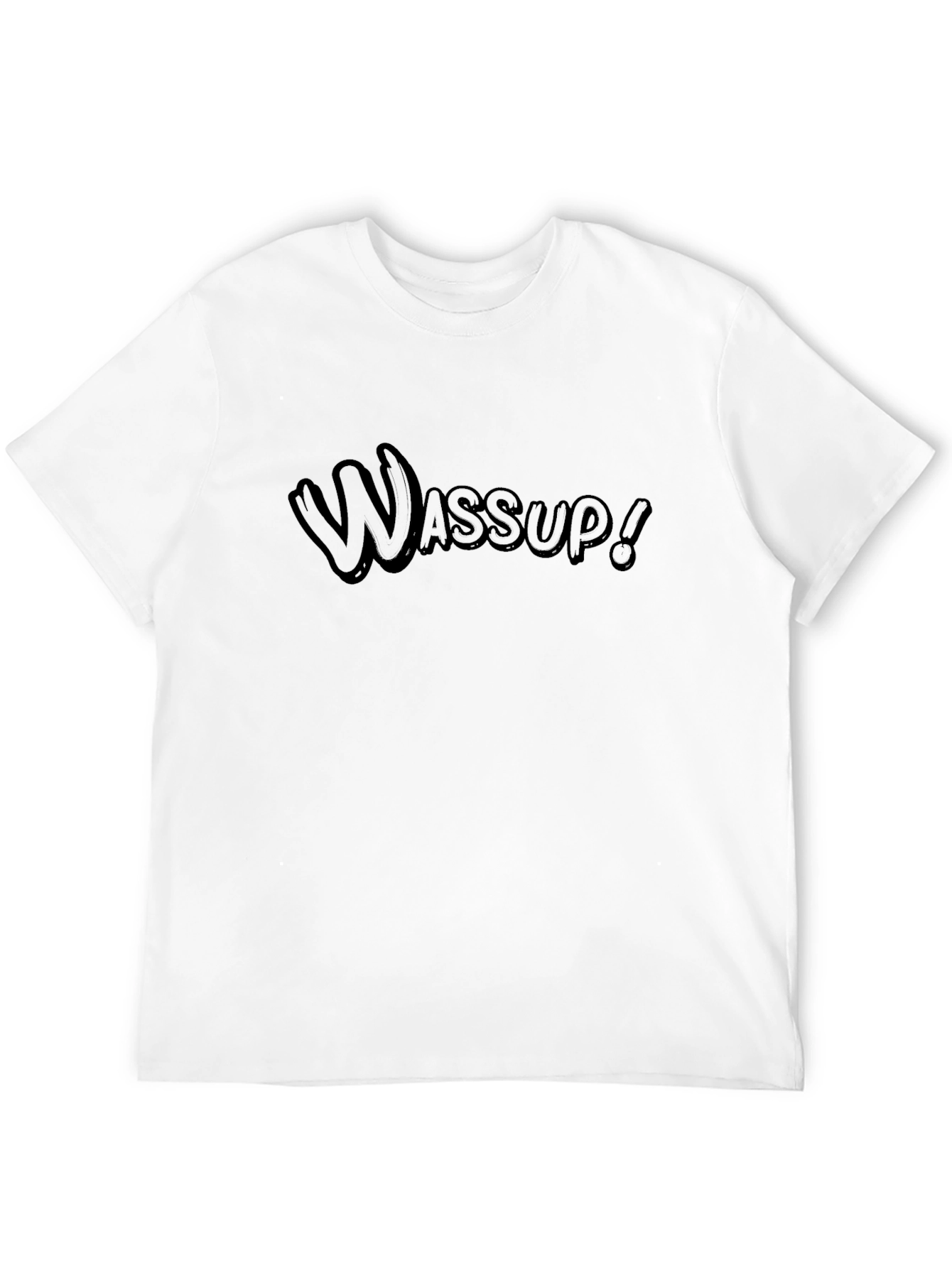 Wassup Graphic Tee - Black