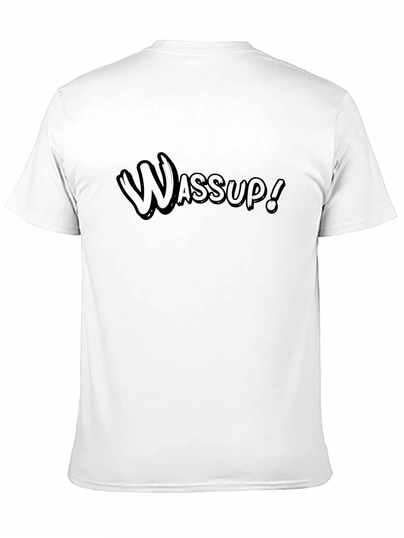 Wassup Graphic Tee - Black