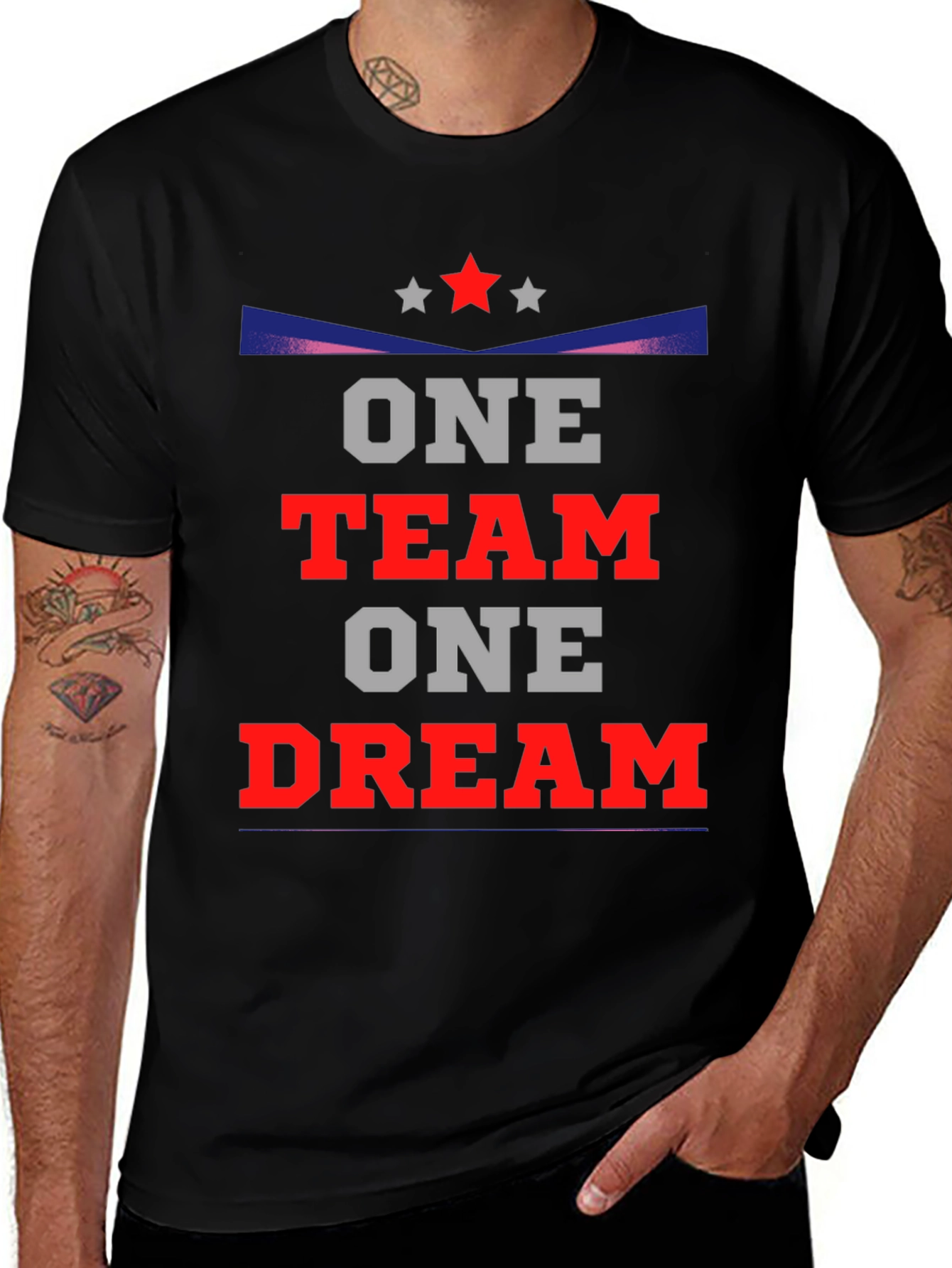 One Team One Dream Graphic T-Shirt