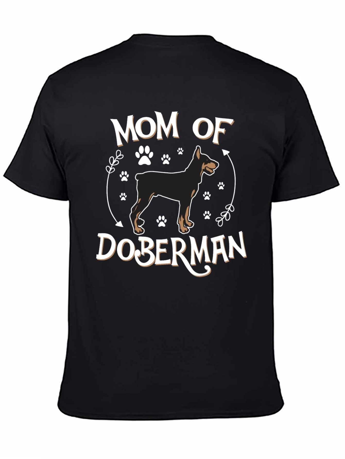 Mom of Doberman T-Shirt Dog Lover Tee