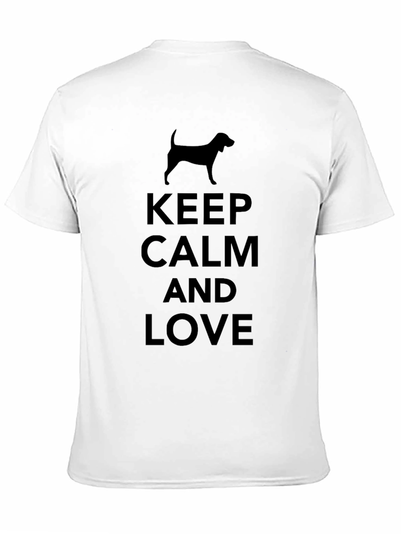 Keep Calm and Love Dogs Graphic Tee
