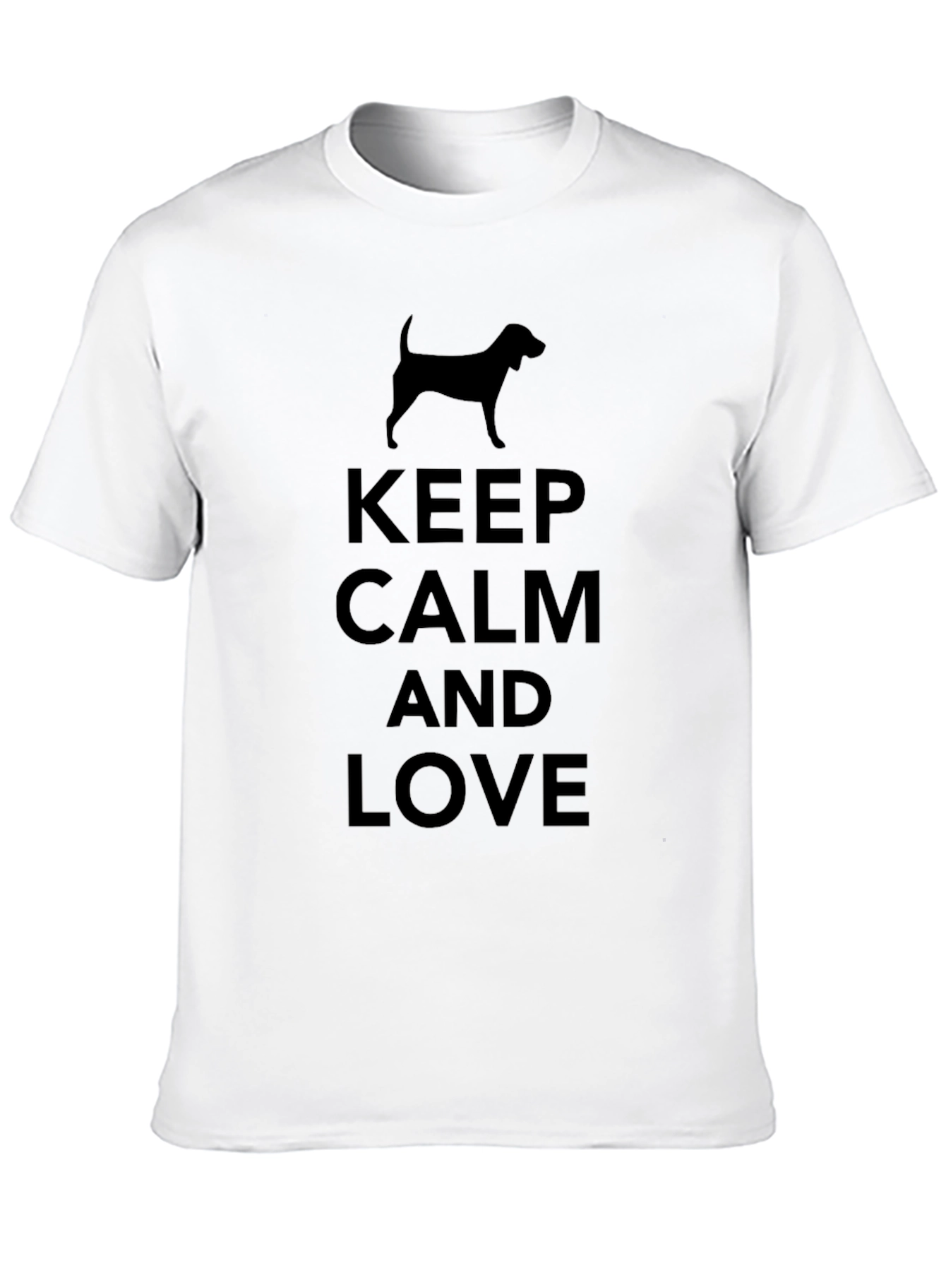 Keep Calm and Love Dogs Graphic Tee